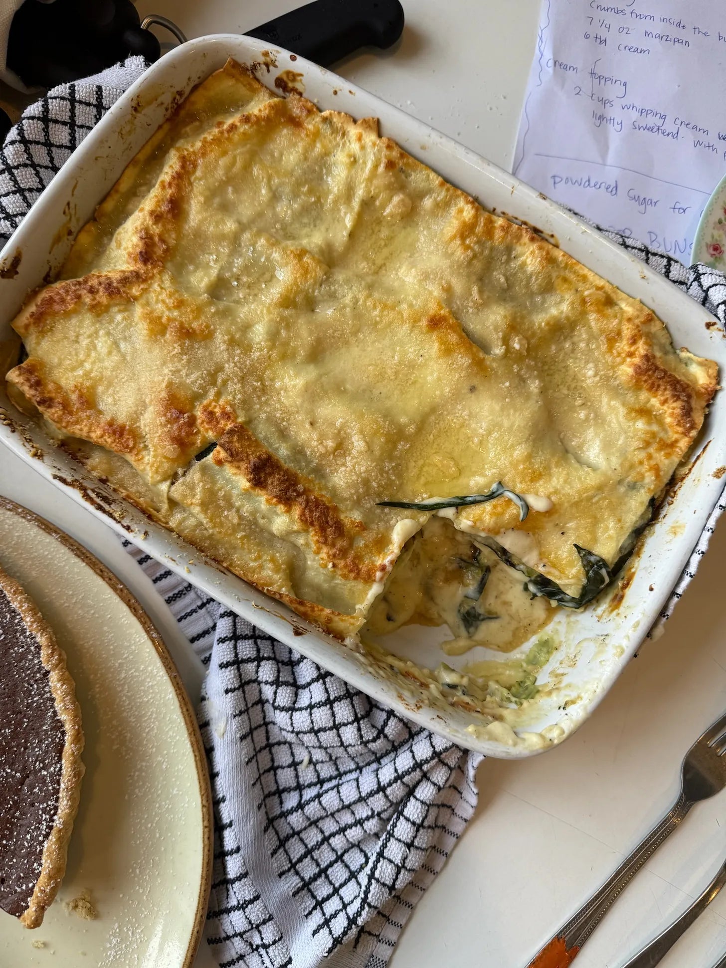 Zucchini and Basil Lasagne - Ballerina Farm