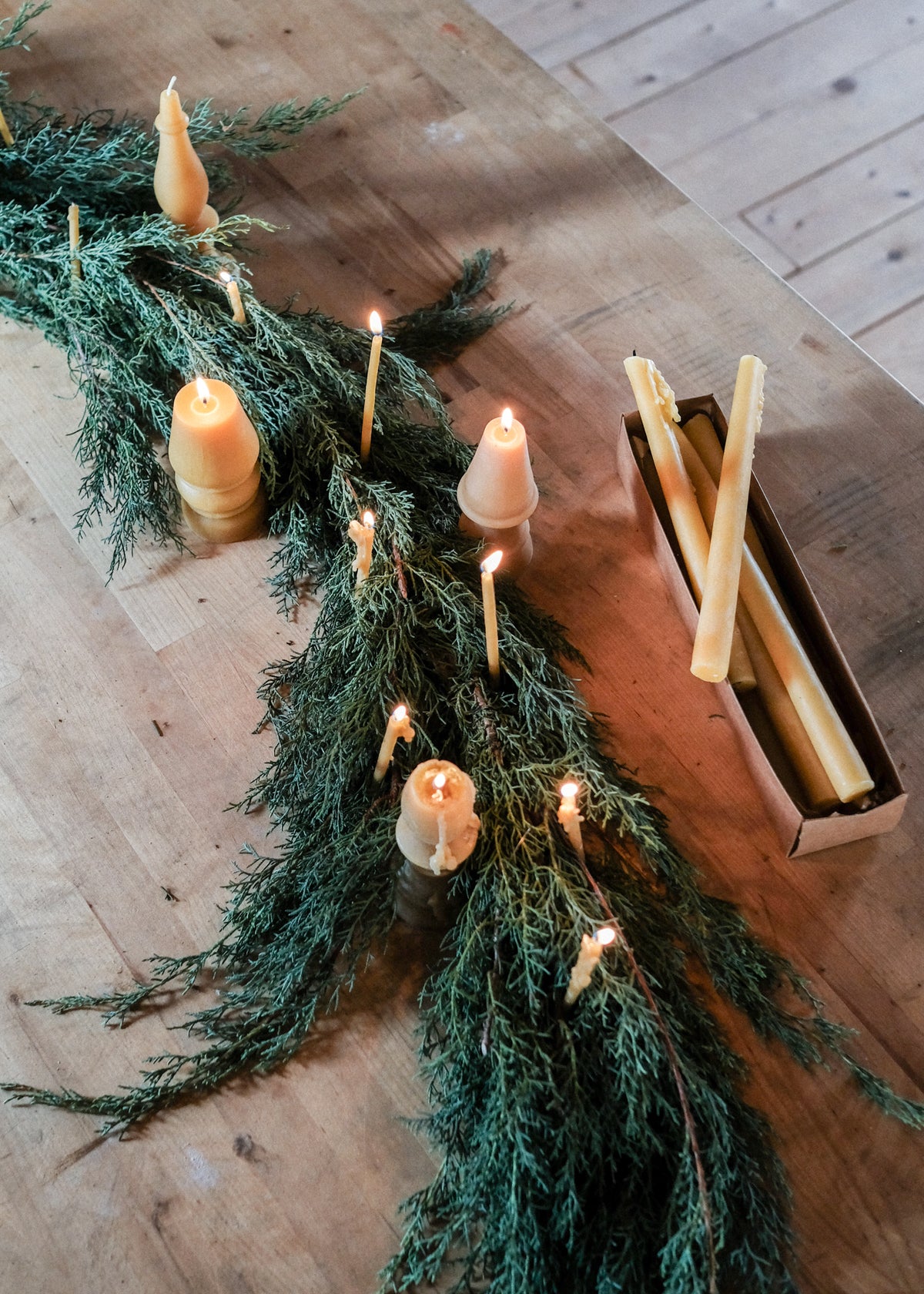 Yellow Beeswax Candles - Ballerina Farm