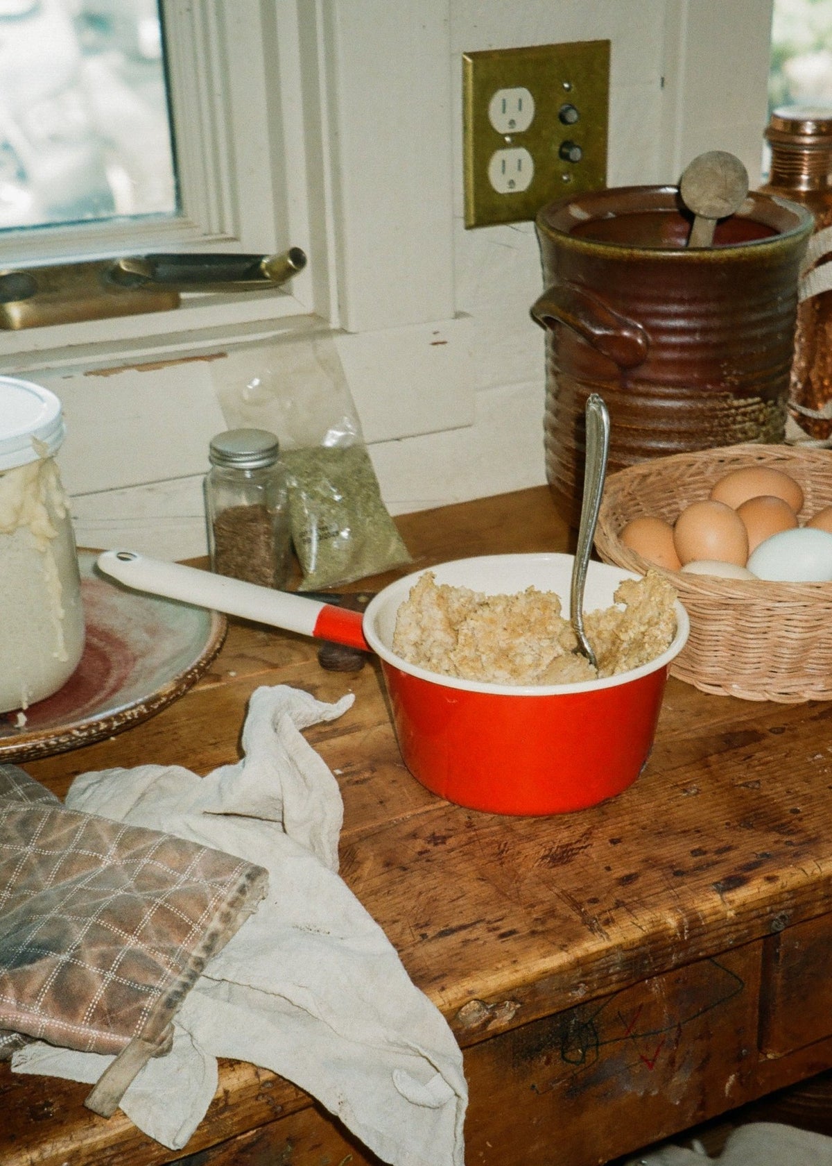 Enamel Saucepan - Ballerina Farm