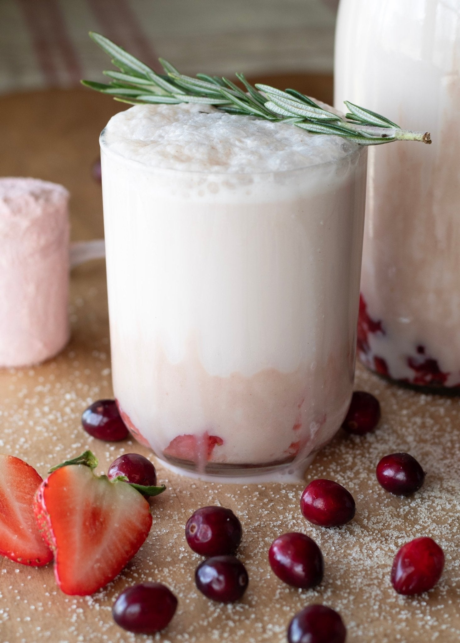 Strawberry Crème Protein Soda - Ballerina Farm