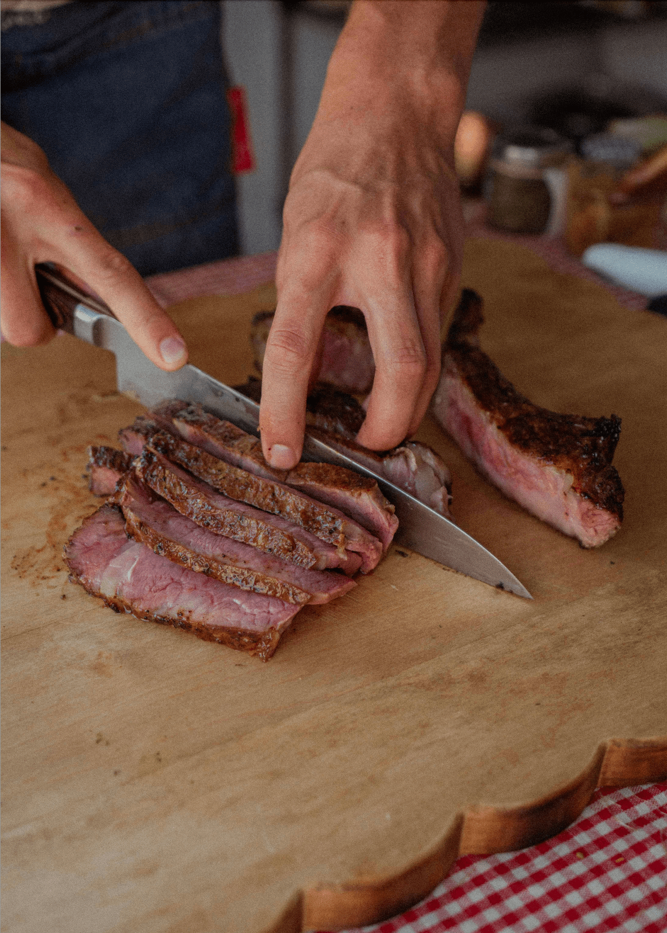 Tomahawk Steak with Wild Garlic French Salt